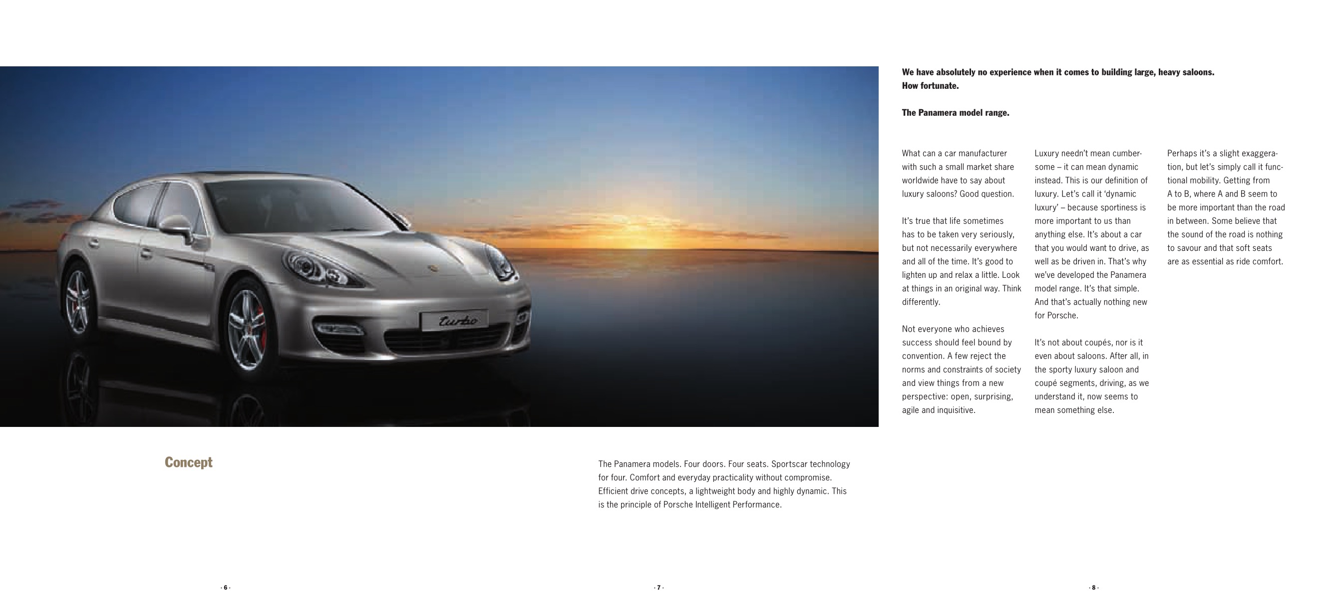 2010 Porsche Panamera Brochure Page 42